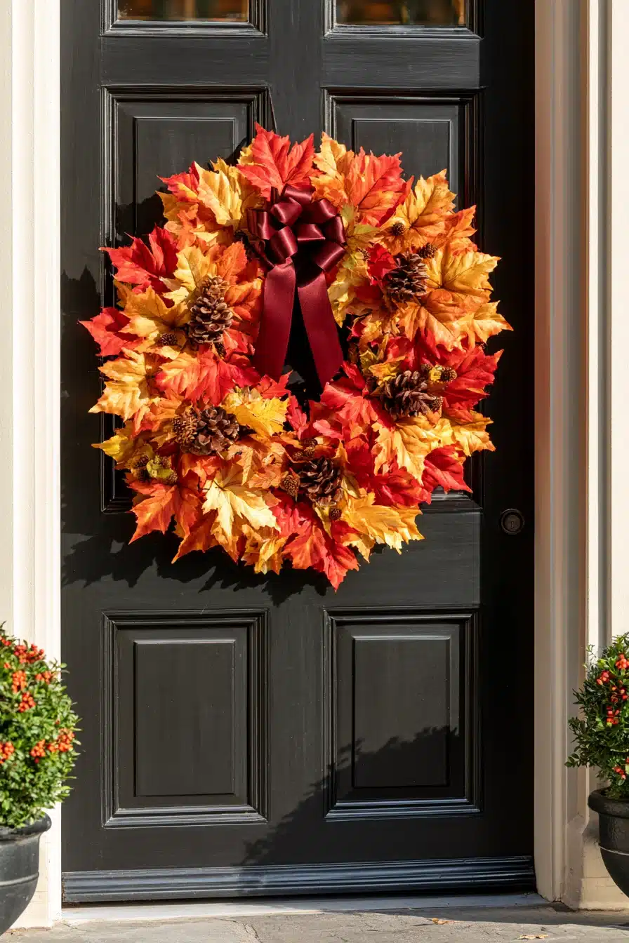 27 Easy DIY Fall Wreaths For A Welcoming Front Door