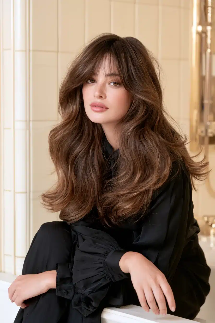 27 Beautiful Layered Hair With Bangs Ideas For A Fresh Look