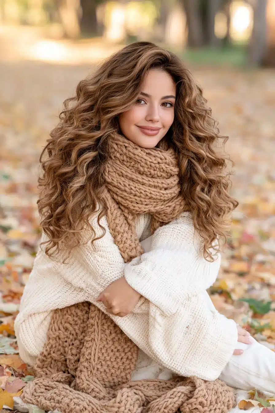 27 Gorgeous Autumn Curly Hairstyles for a Cozy Seasonal Look