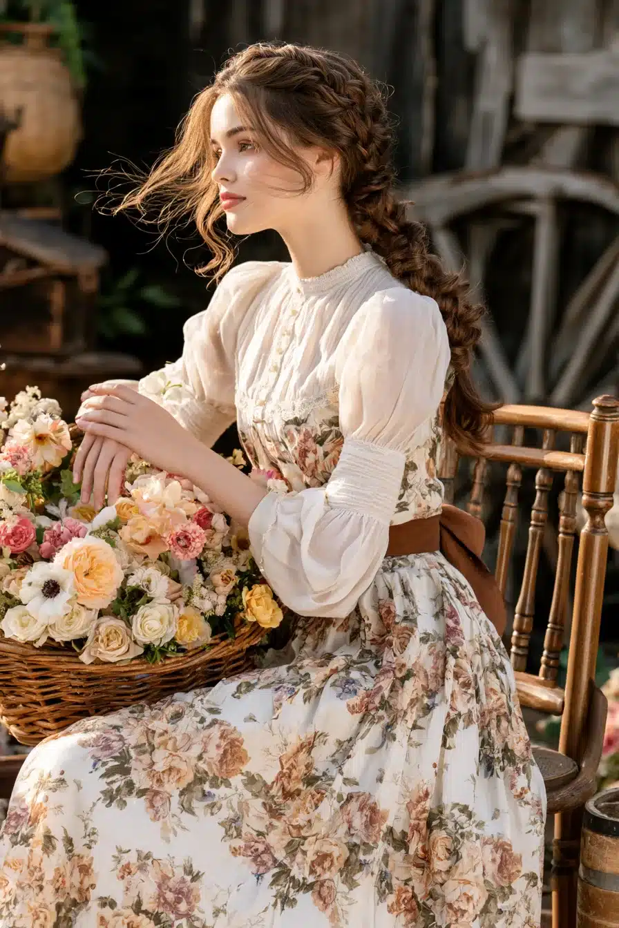 27 Enchanting Cottagecore Aesthetic Hairstyles for a Dreamy Romantic Look