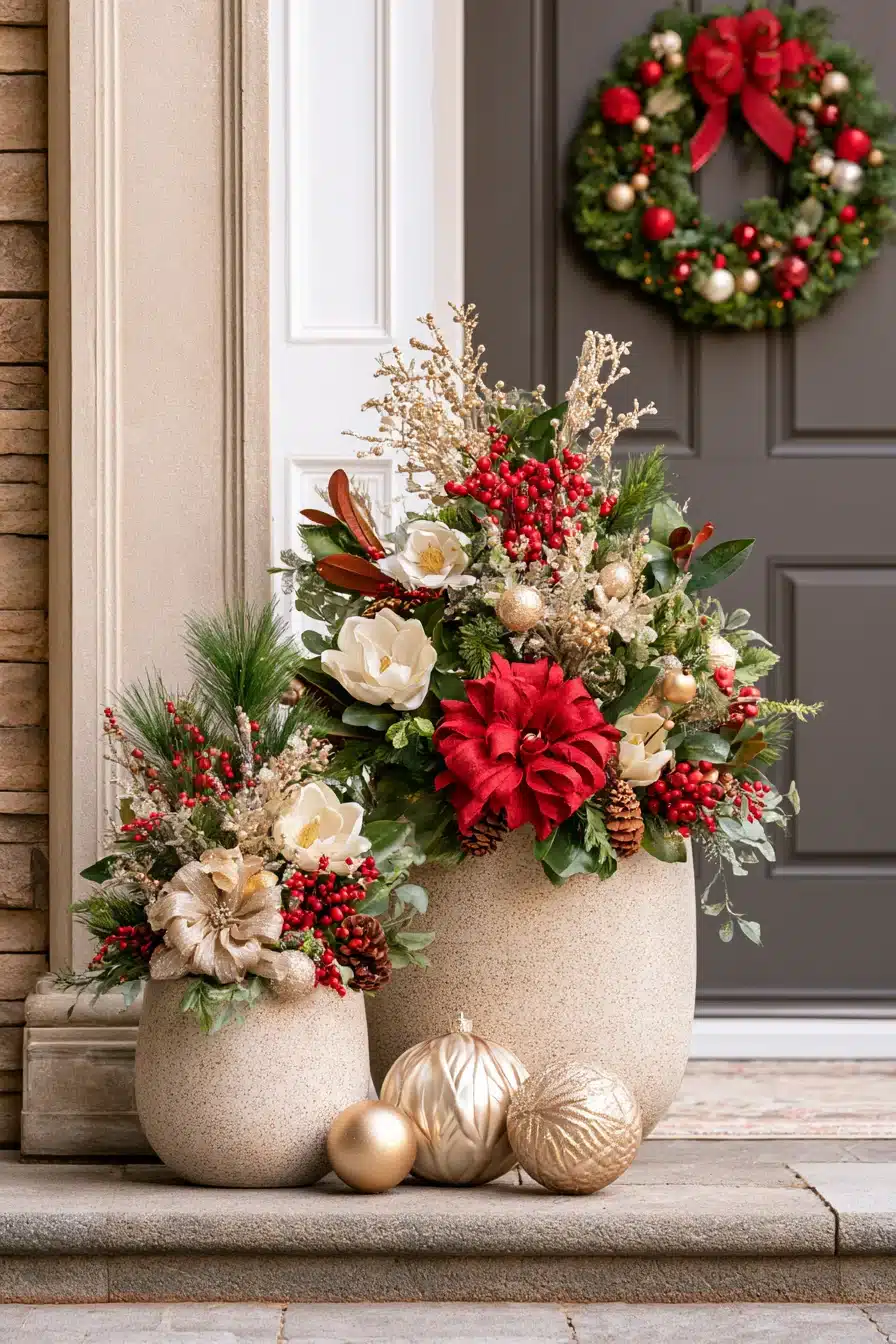 27 Magical Front Porch Christmas Decor Ideas For A Festive Welcome