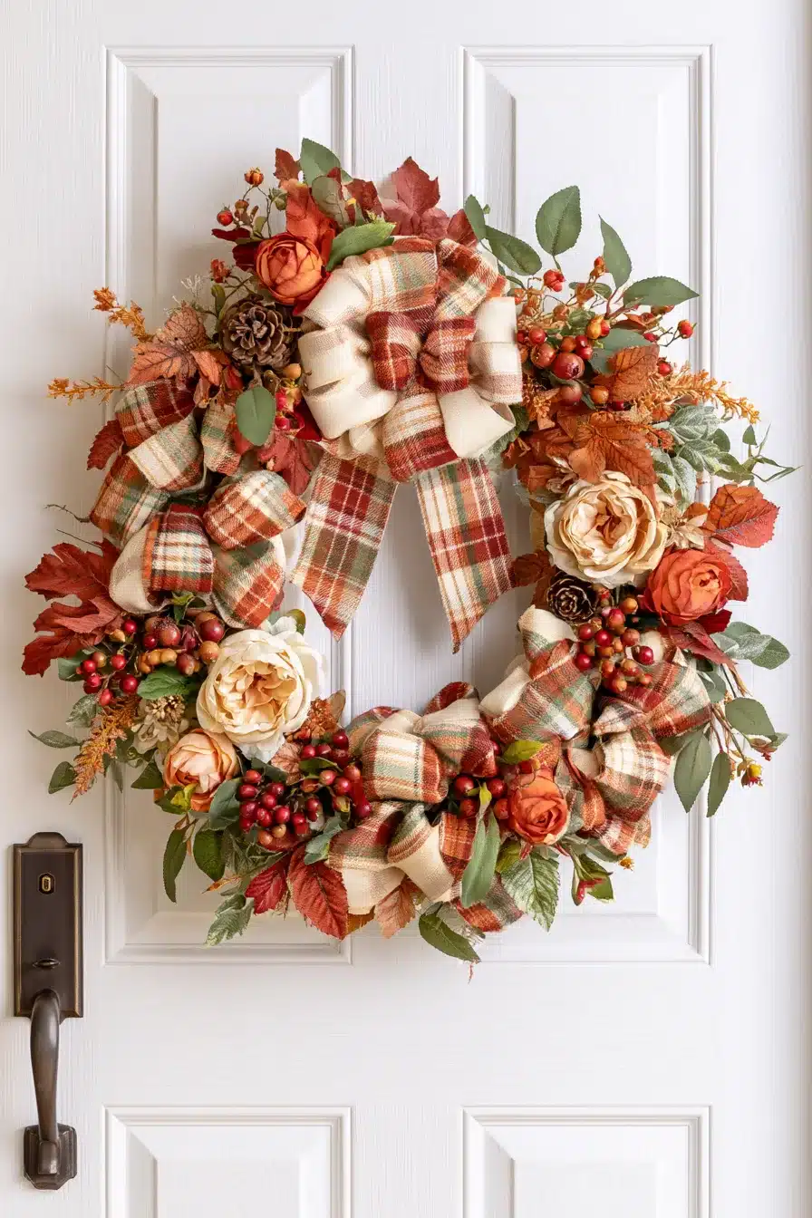 27 Easy DIY Fall Wreaths For A Welcoming Front Door