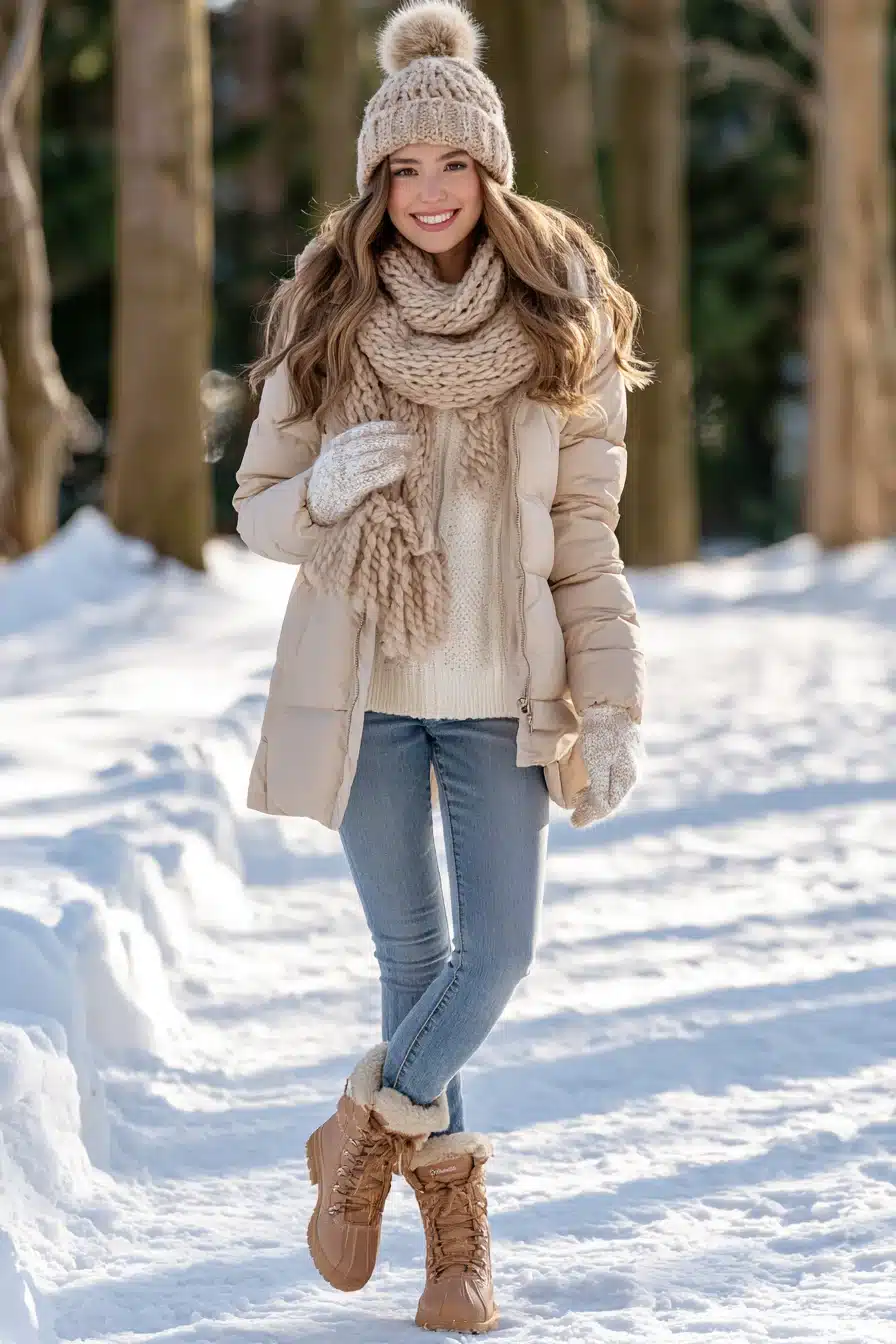 27 Winter Outfits With Scarves That Look Cozy and Chic