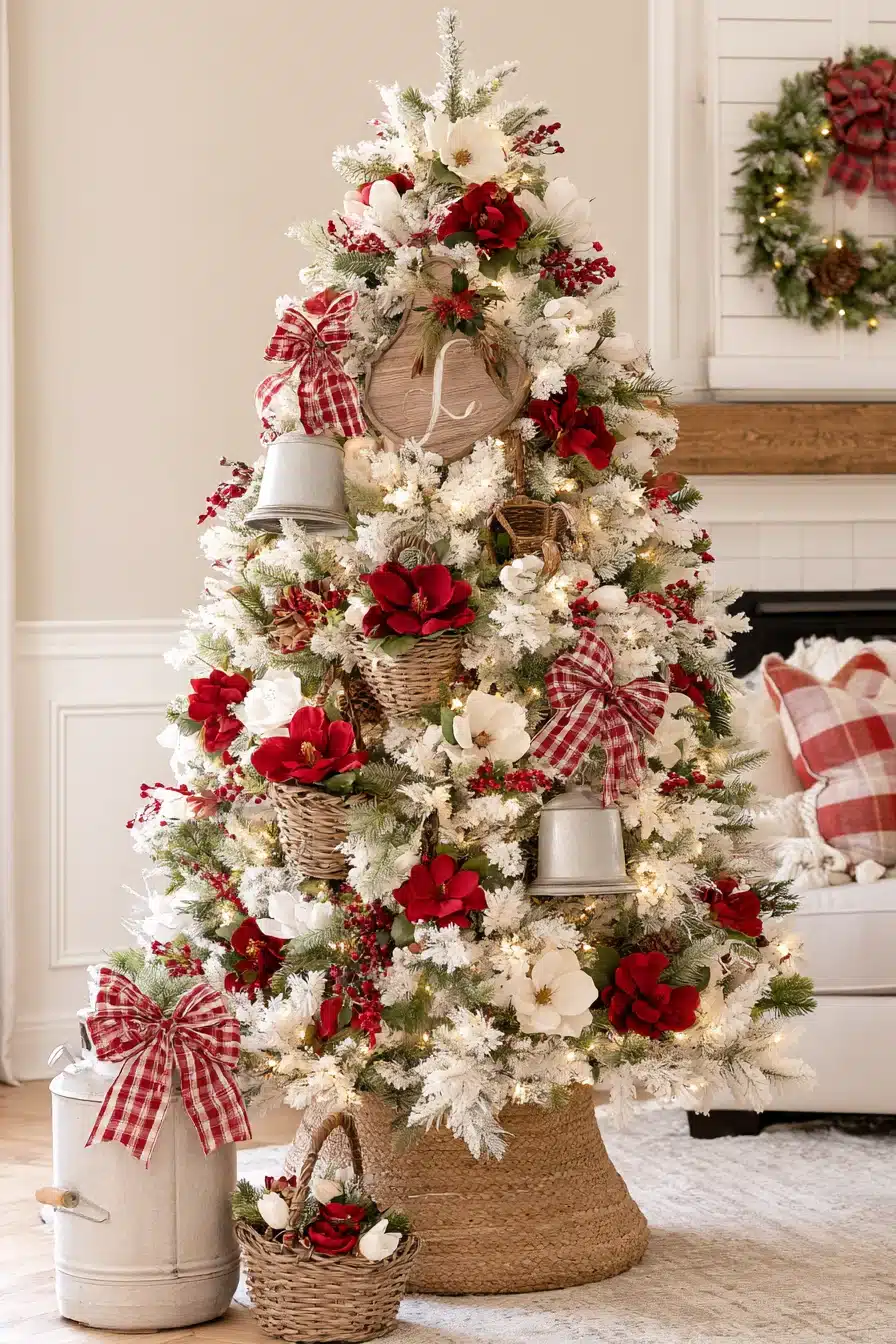 27 Magical White Christmas Tree Ideas For A Dreamy Holiday Home