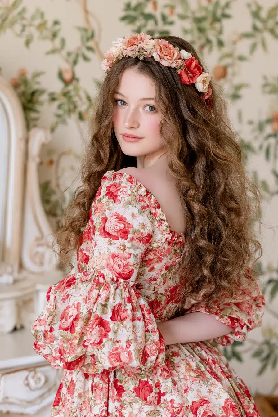 27 Dreamy Cottagecore Hairstyles for Long Hair With Romantic Countryside Charm