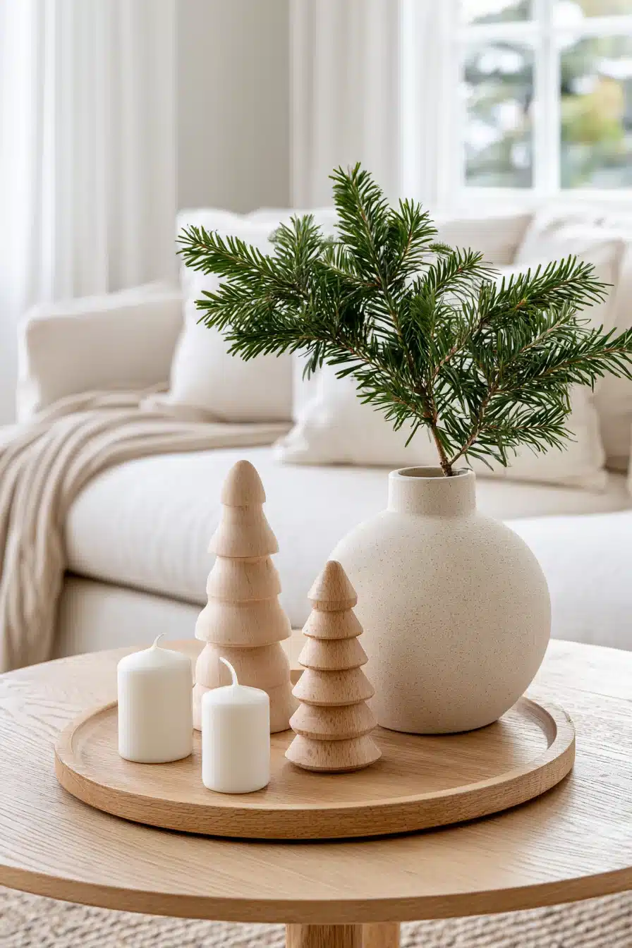 27 Christmas Coffee Table Decor Ideas for a Cozy Festive Living Room