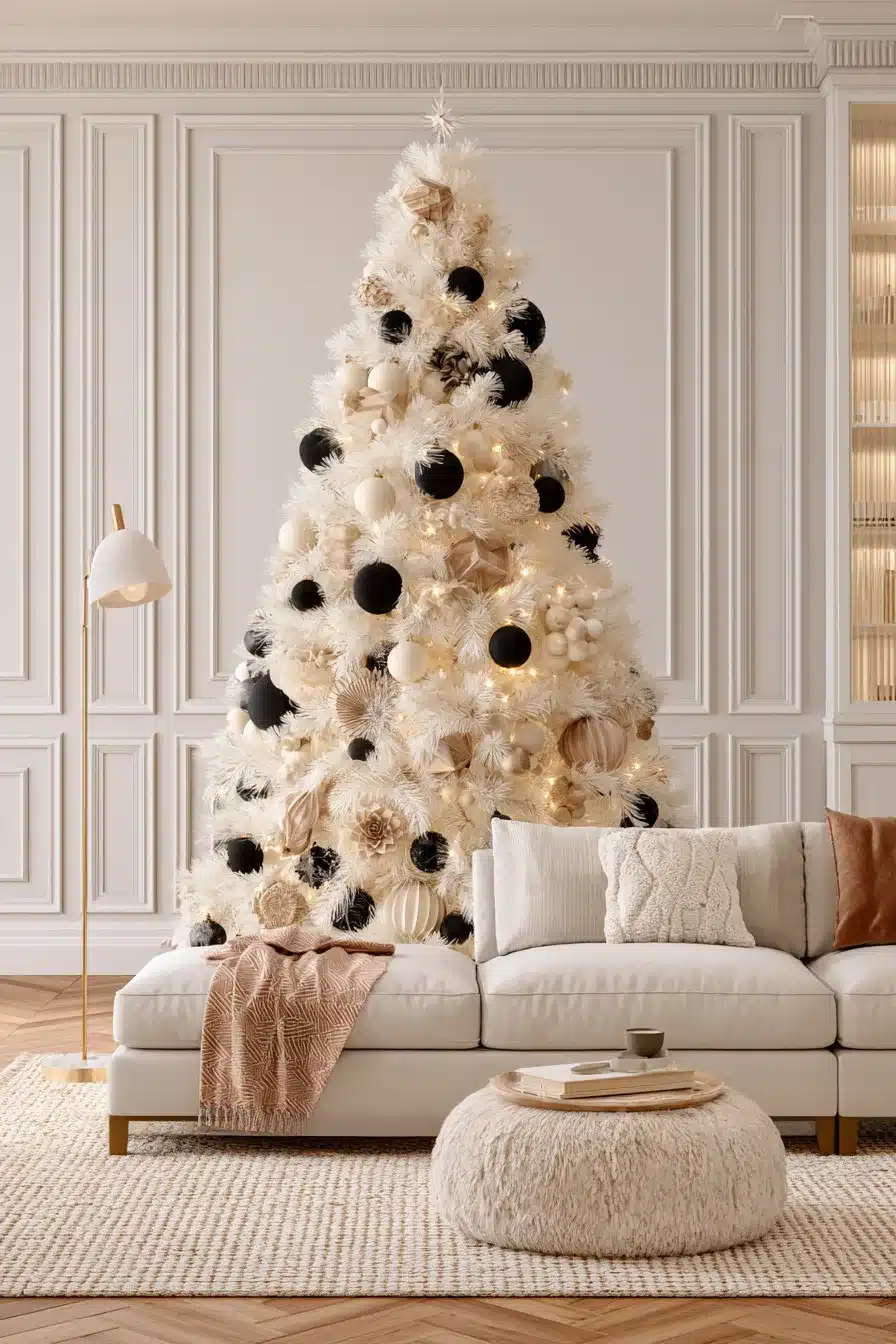27 Magical White Christmas Tree Ideas For A Dreamy Holiday Home