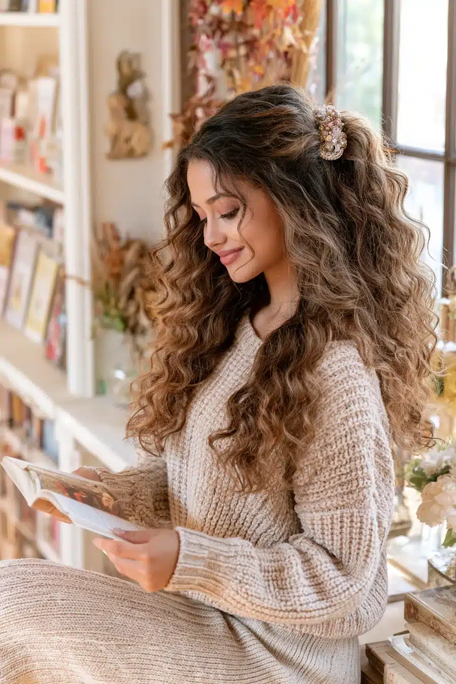 27 Gorgeous Autumn Curly Hairstyles for a Cozy Seasonal Look