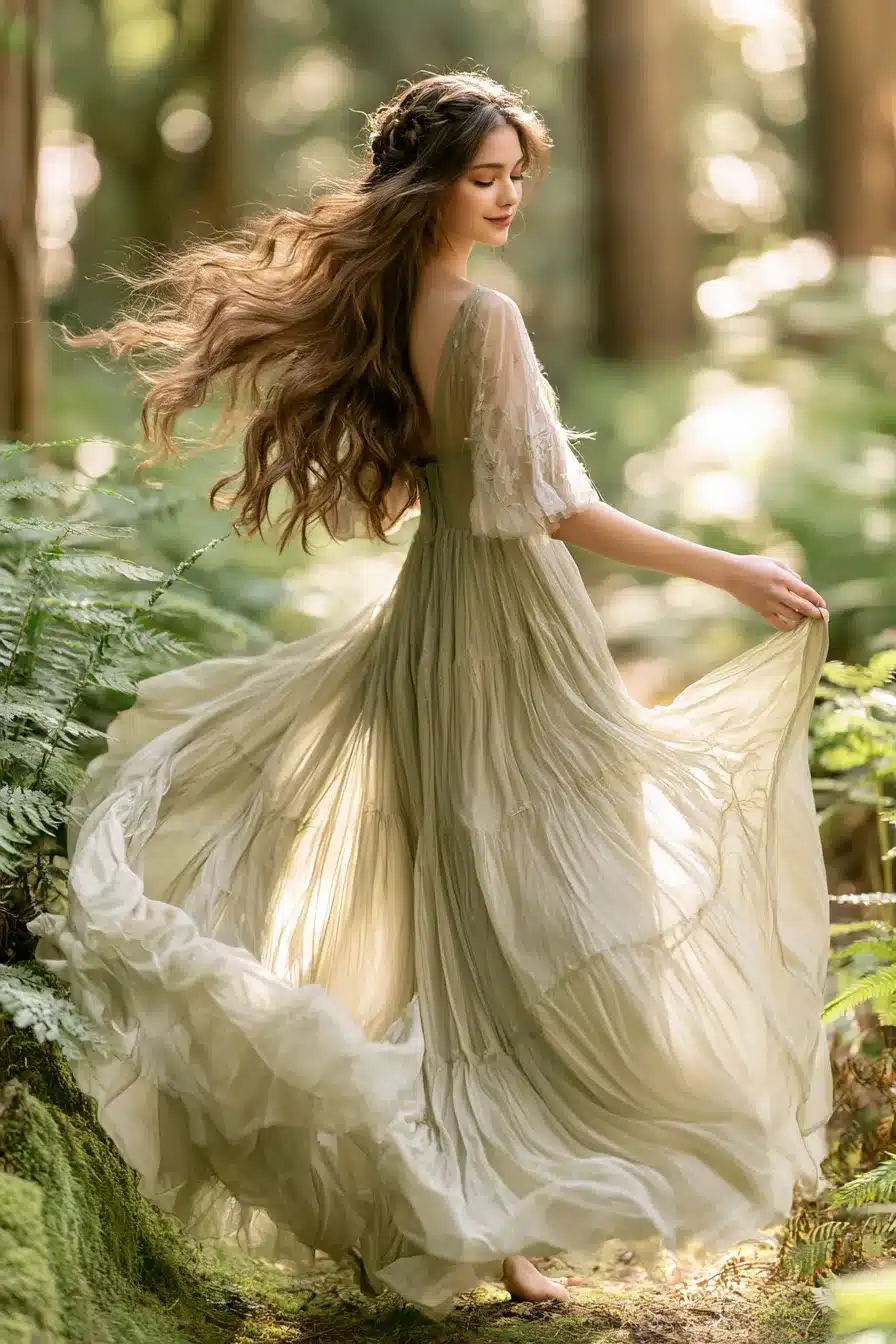 27 Dreamy Cottagecore Hairstyles for Long Hair With Romantic Countryside Charm
