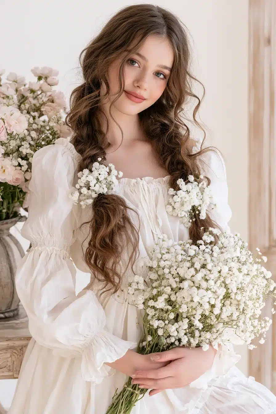 27 Enchanting Cottagecore Aesthetic Hairstyles for a Dreamy Romantic Look