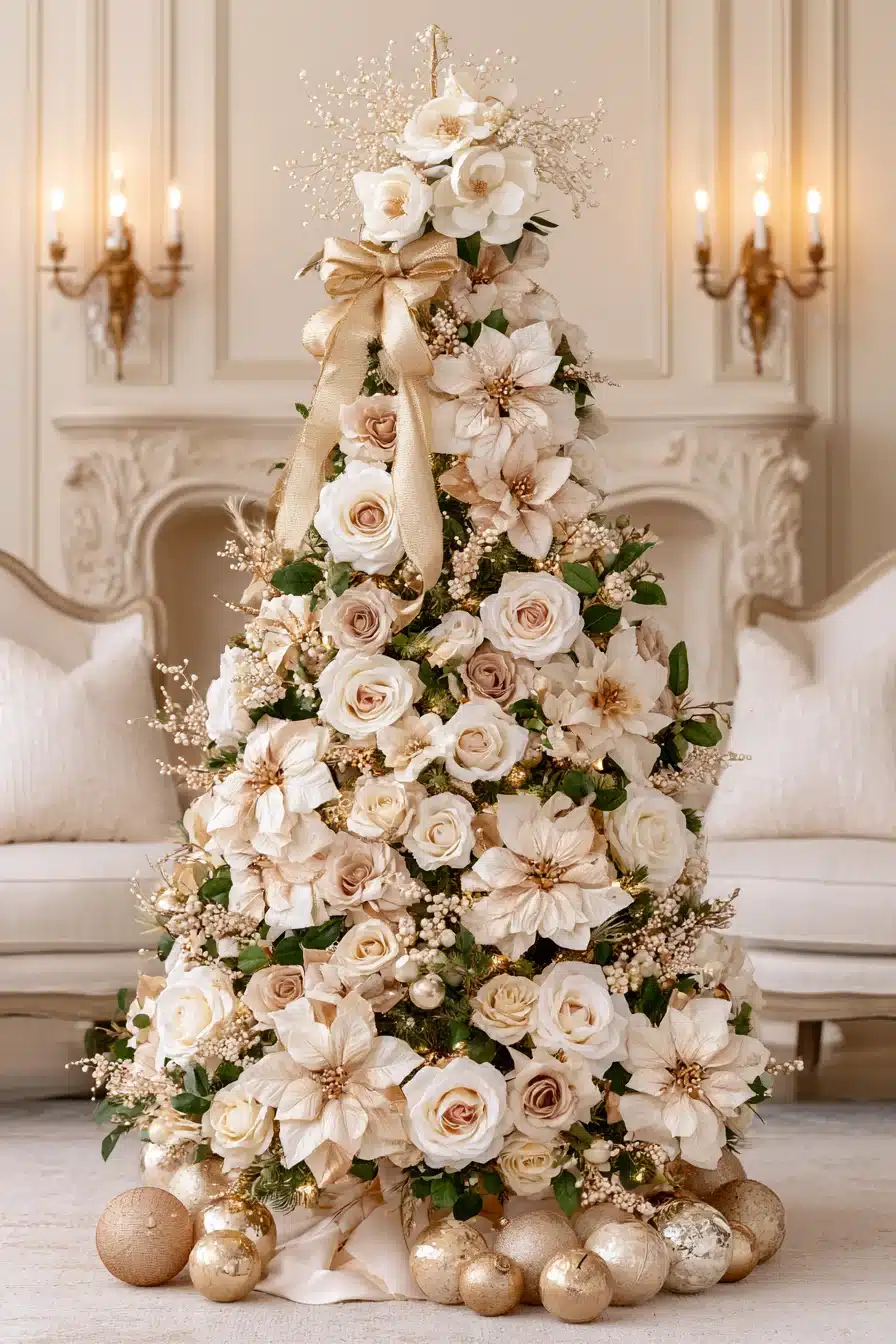 27 Magical White Christmas Tree Ideas For A Dreamy Holiday Home