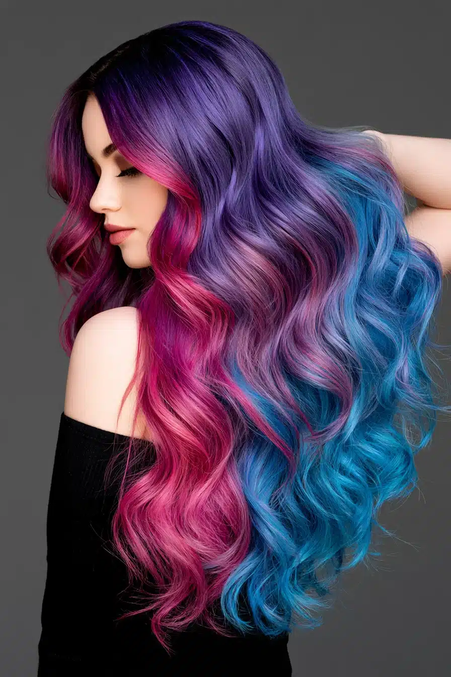 27 Stunning Vivid Hair Colors That Turn Heads