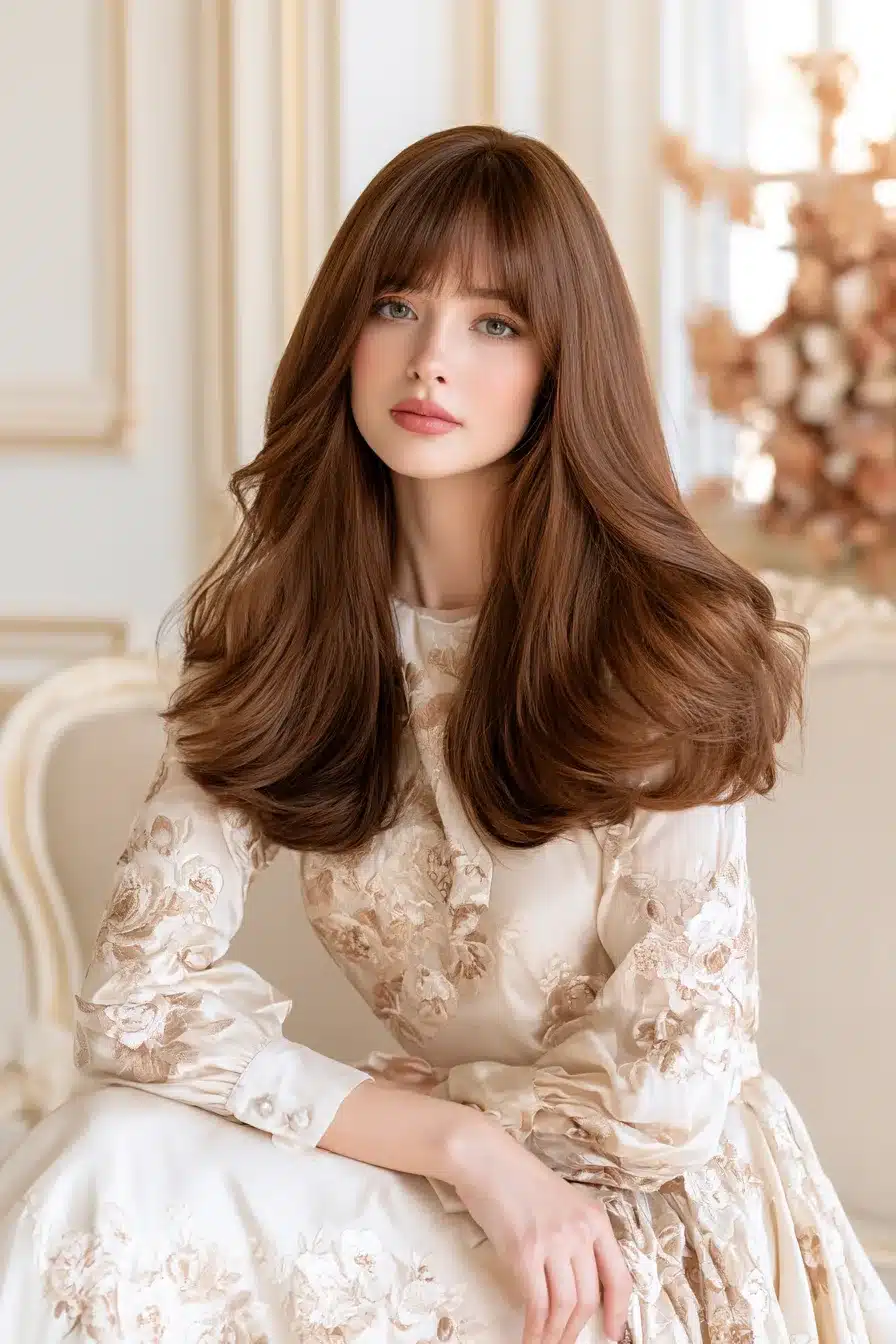 27 Beautiful Layered Hair With Bangs Ideas For A Fresh Look