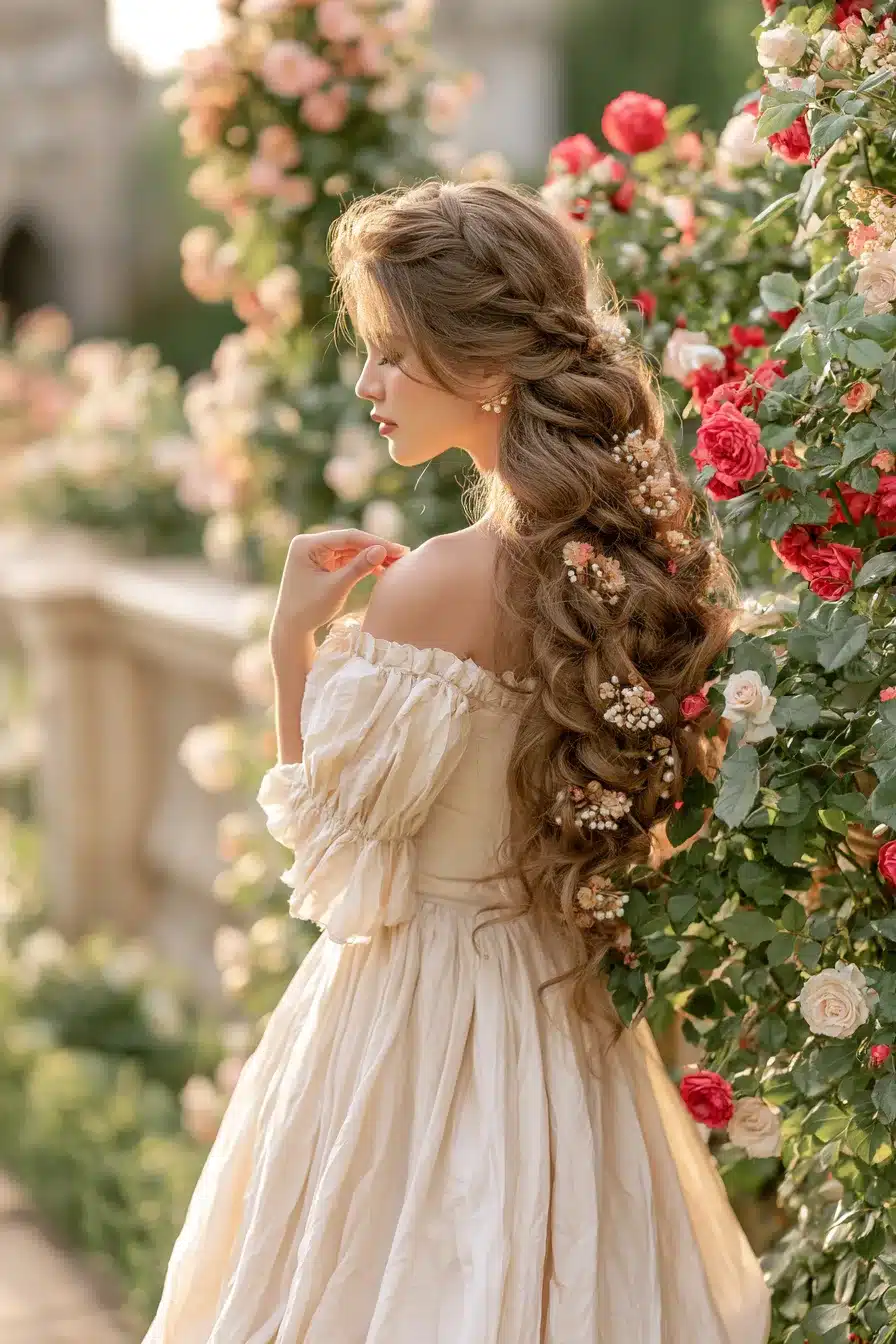 27 Dreamy Cottagecore Hairstyles for Long Hair With Romantic Countryside Charm