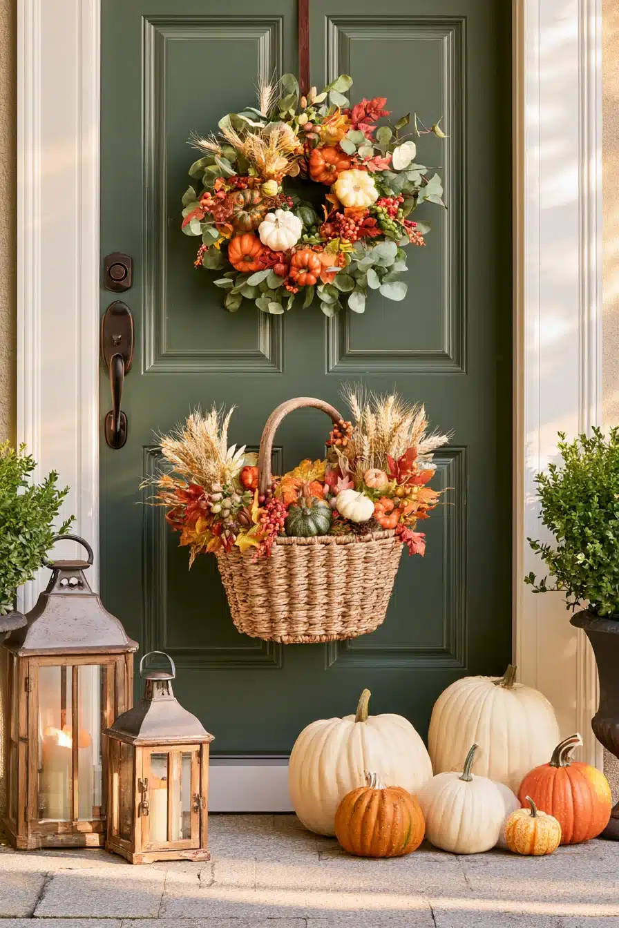 27 Easy DIY Fall Wreaths For A Welcoming Front Door