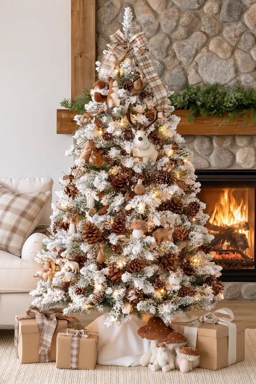 27 Magical White Christmas Tree Ideas For A Dreamy Holiday Home