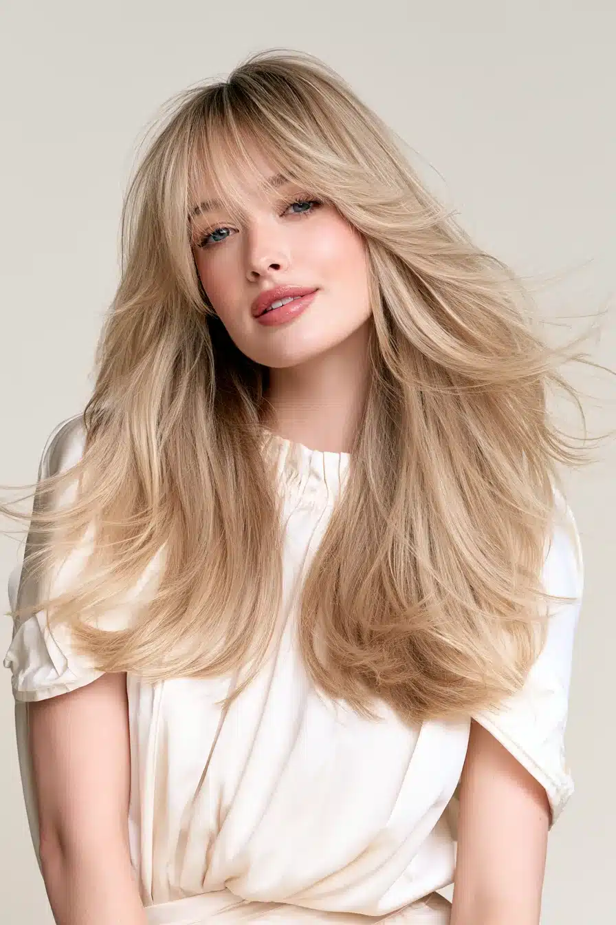 27 Beautiful Layered Hair With Bangs Ideas For A Fresh Look