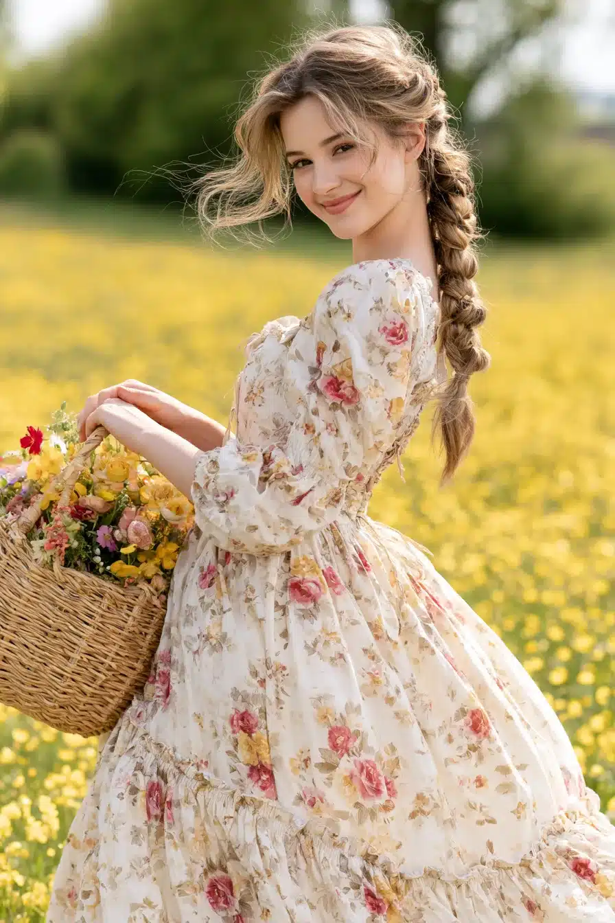 27 Enchanting Cottagecore Aesthetic Hairstyles for a Dreamy Romantic Look