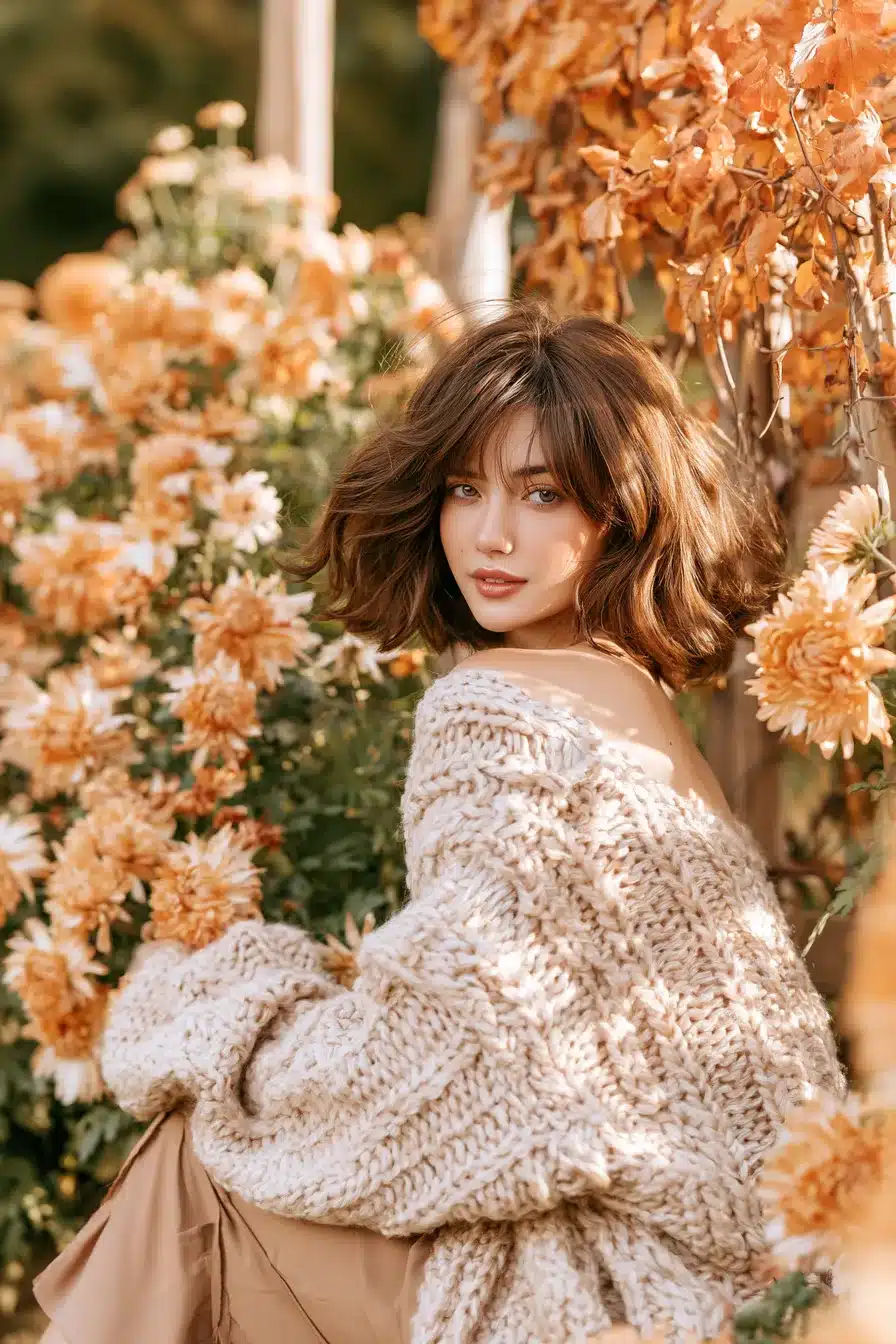 27 Gorgeous Autumn Hairstyles for Short Hair That Feel Cozy and Chic