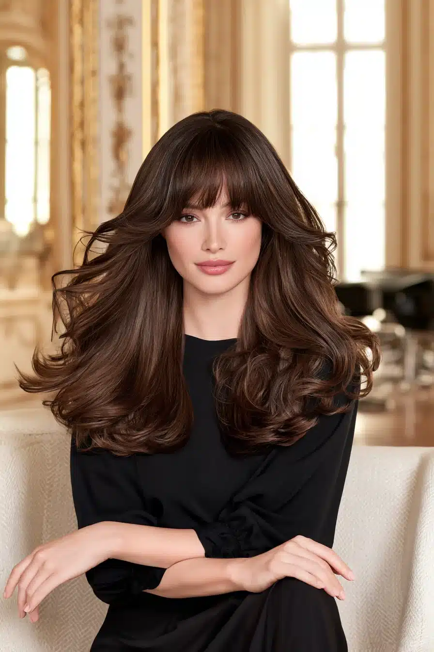 27 Beautiful Layered Hair With Bangs Ideas For A Fresh Look
