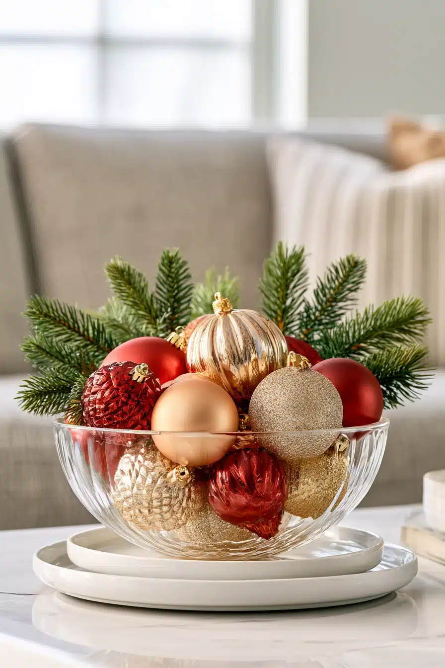 27 Christmas Coffee Table Decor Ideas for a Cozy Festive Living Room