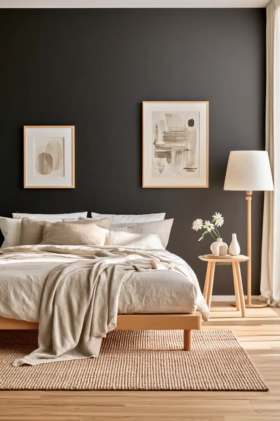 27 Black Accent Wall Bedroom Ideas With Timeless Appeal