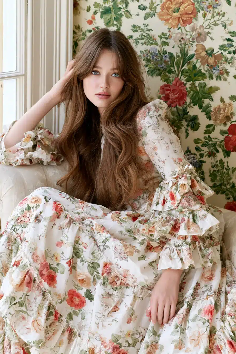 27 Dreamy Cottagecore Hairstyles for Long Hair With Romantic Countryside Charm