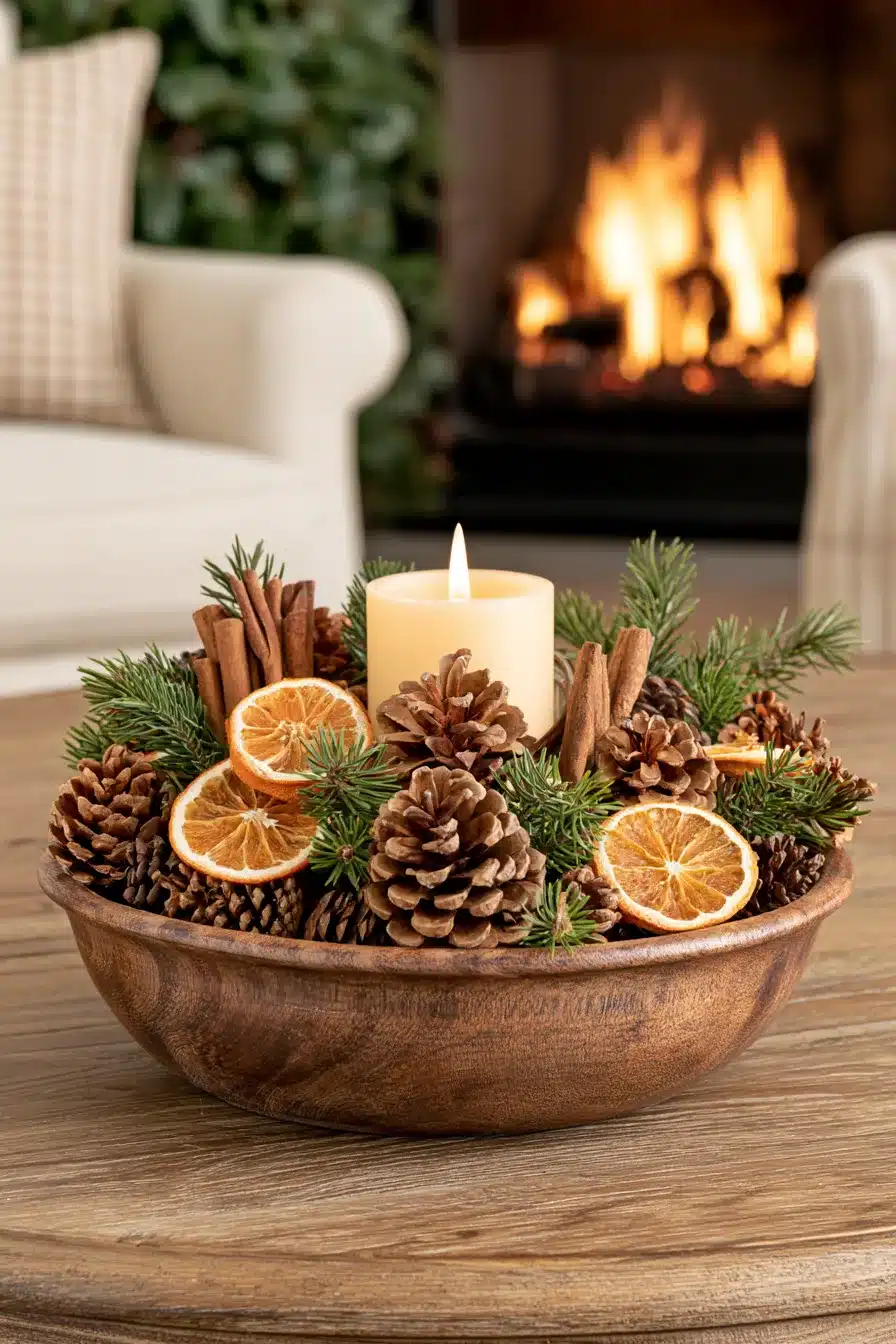 27 Christmas Coffee Table Decor Ideas for a Cozy Festive Living Room