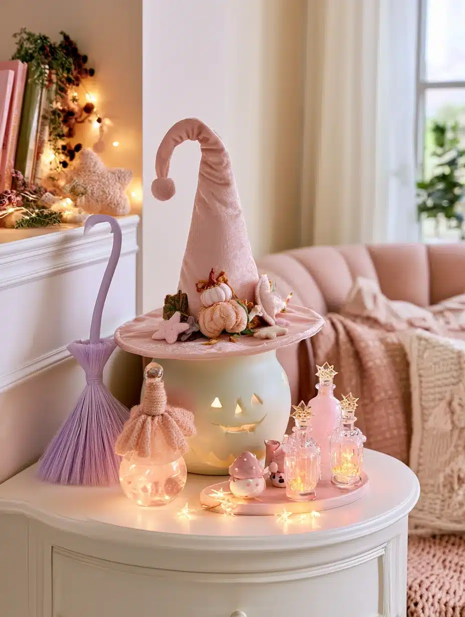 27 Dreamy Pink Halloween Decor Ideas For A Playful Spooky Home
