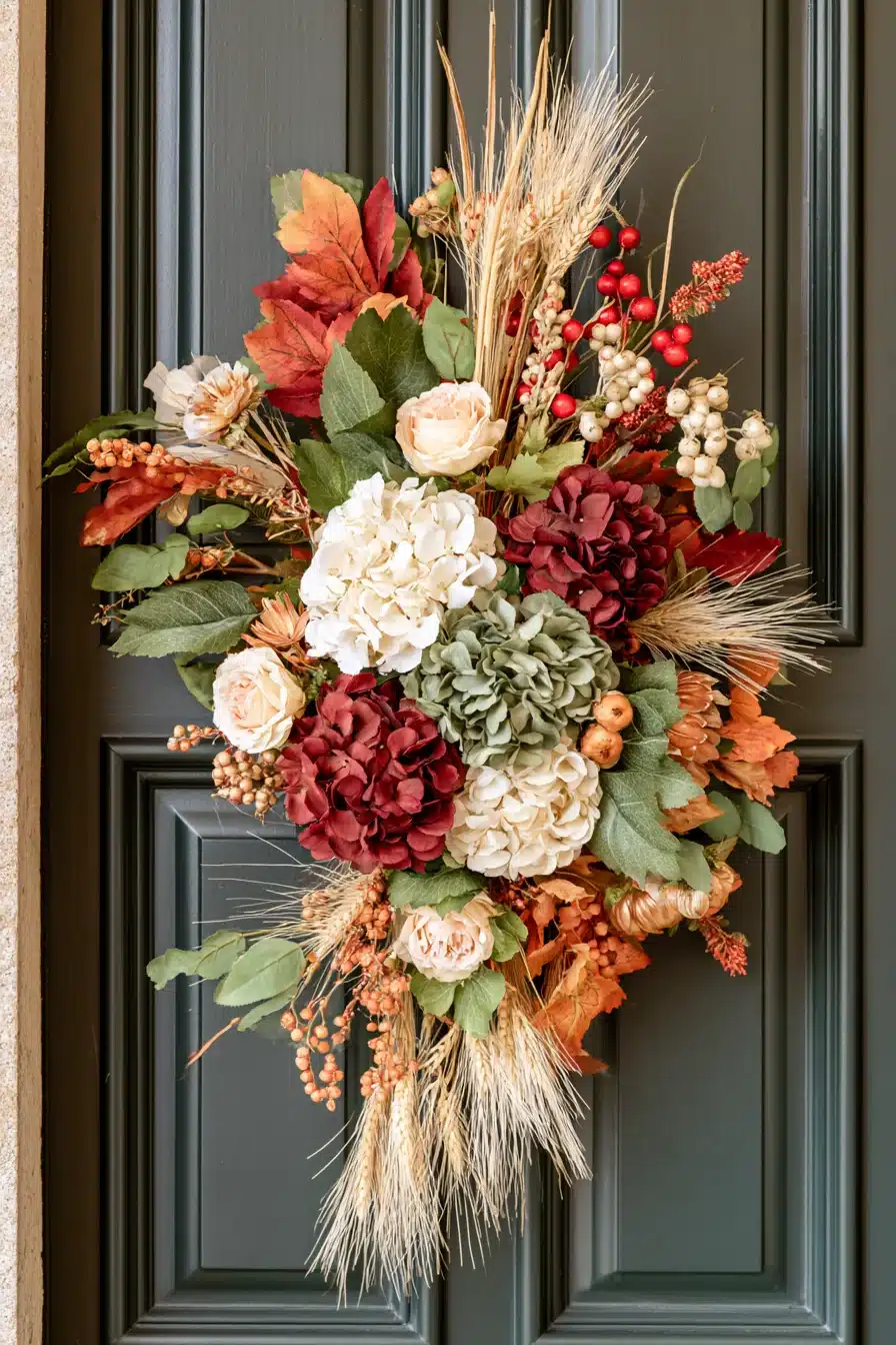 27 Easy DIY Fall Wreaths For A Welcoming Front Door