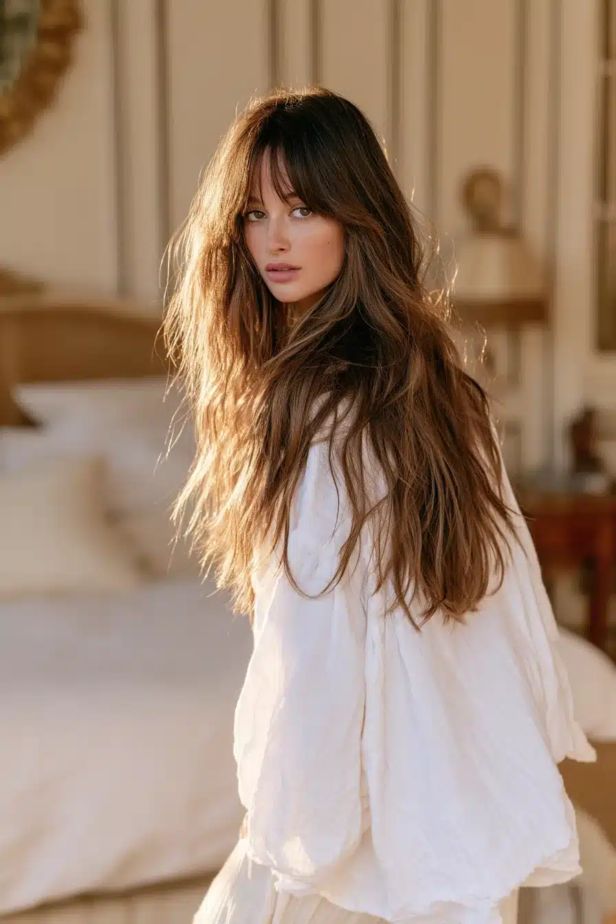 27 Beautiful Layered Hair With Bangs Ideas For A Fresh Look