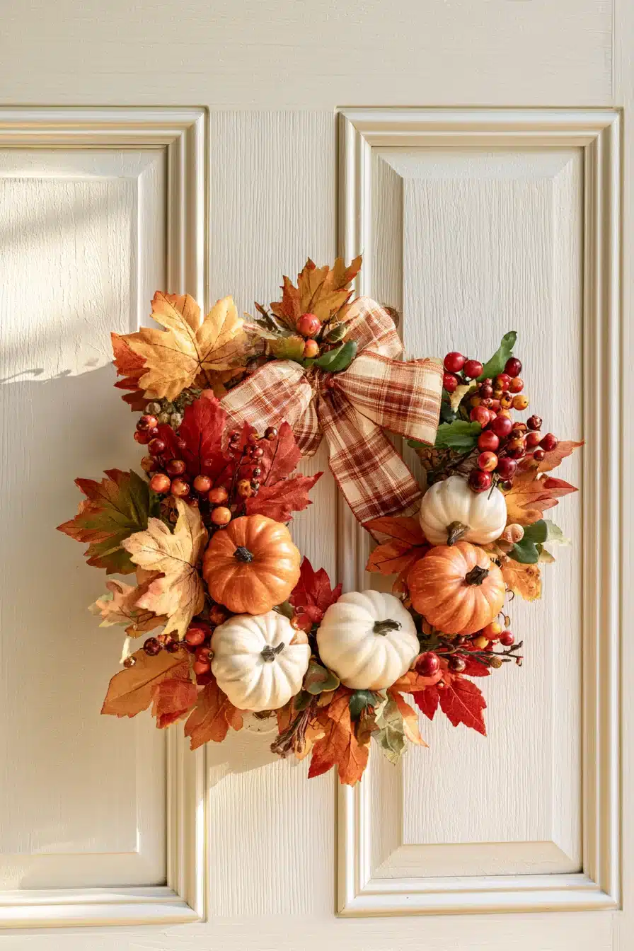 27 Easy DIY Fall Wreaths For A Welcoming Front Door