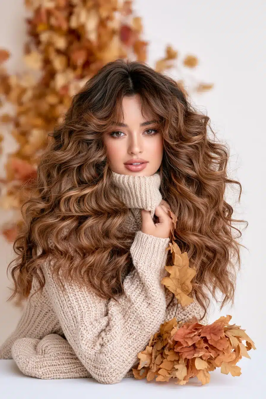 27 Gorgeous Autumn Curly Hairstyles for a Cozy Seasonal Look