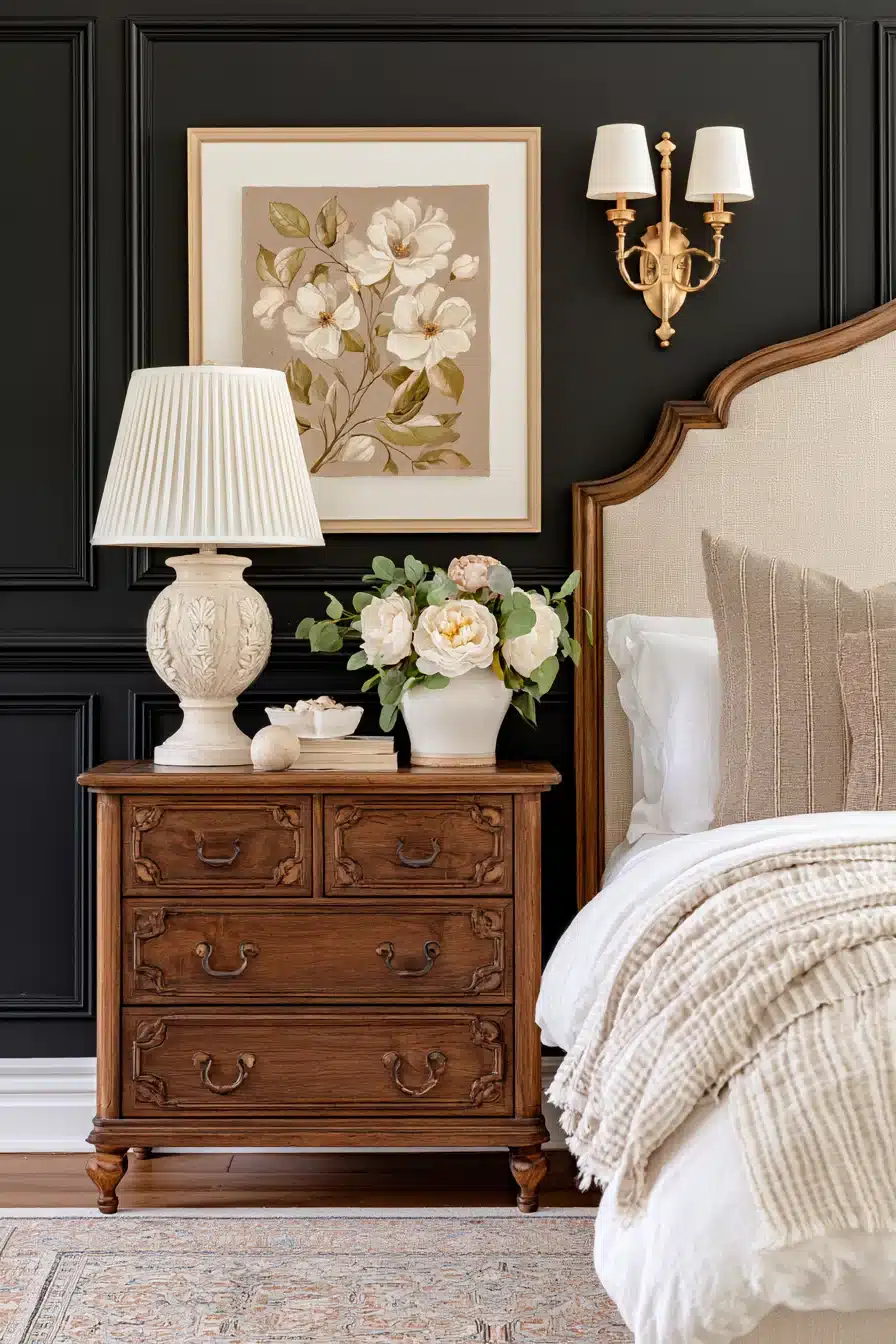 27 Black Accent Wall Bedroom Ideas With Timeless Appeal
