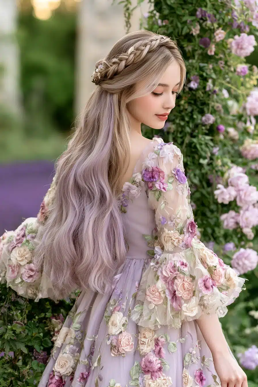 27 Dreamy Cottagecore Hairstyles for Long Hair With Romantic Countryside Charm