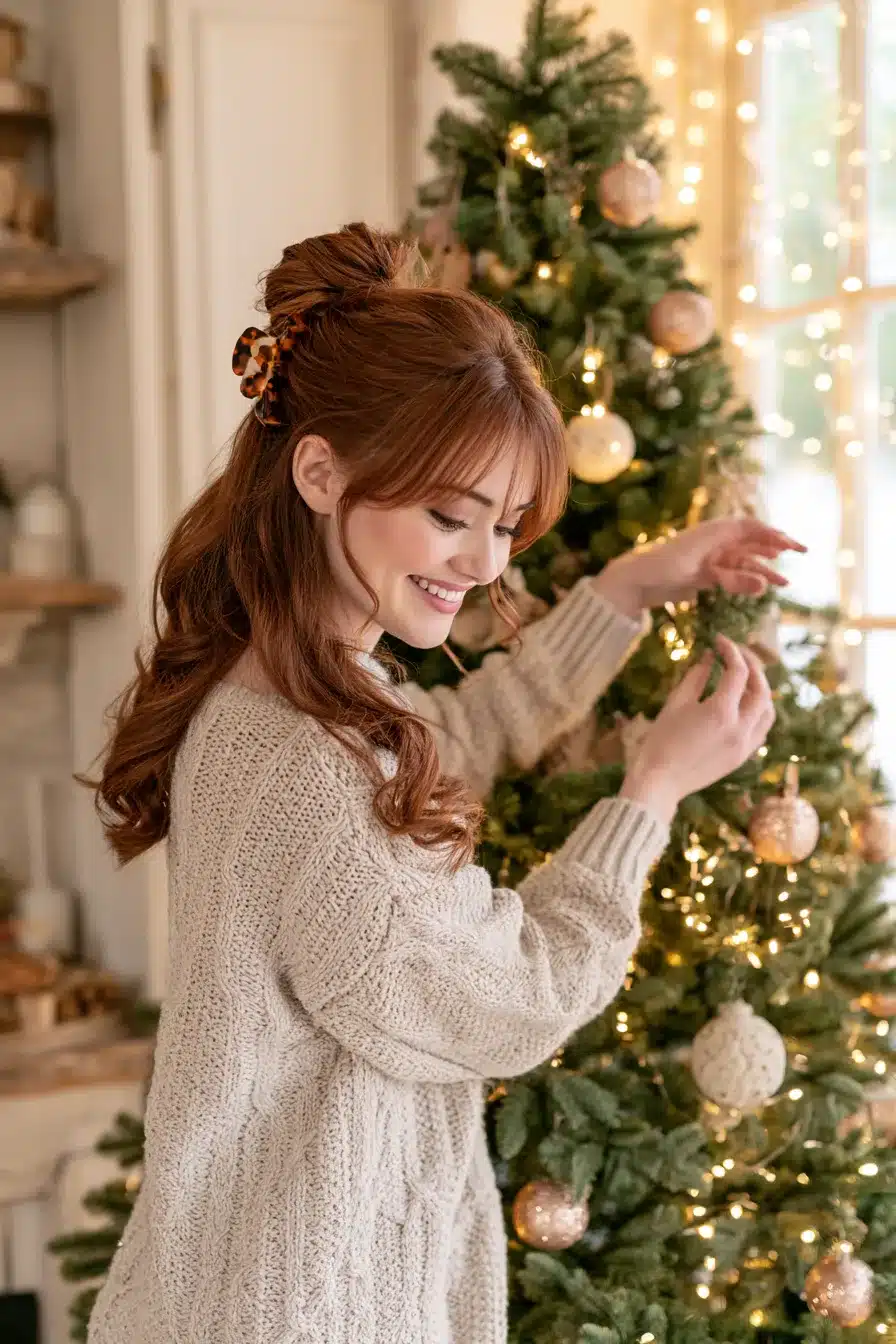 27 Magical Christmas Hair Ideas For A Festive Holiday Look