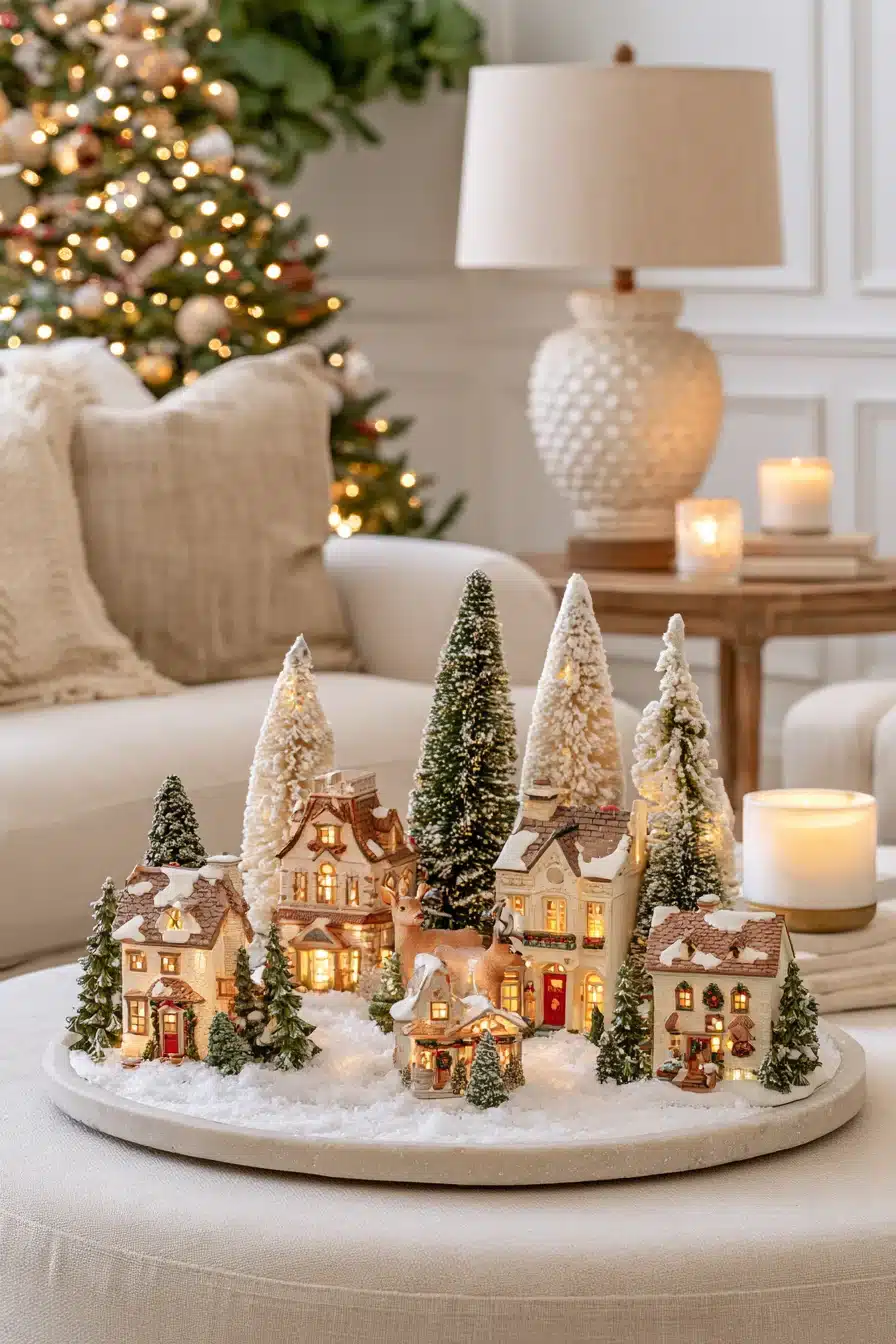 27 Christmas Coffee Table Decor Ideas for a Cozy Festive Living Room