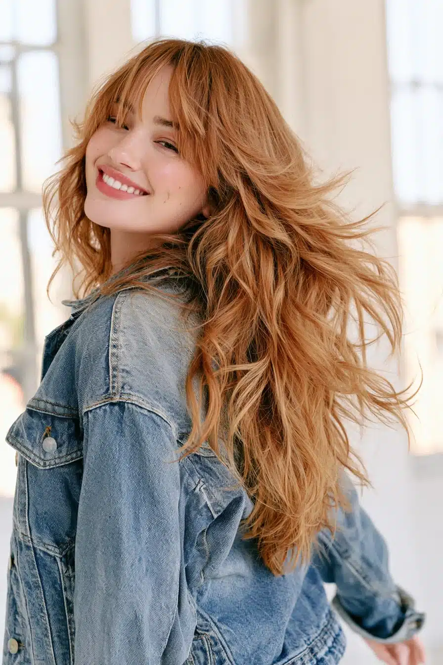 27 Beautiful Layered Hair With Bangs Ideas For A Fresh Look