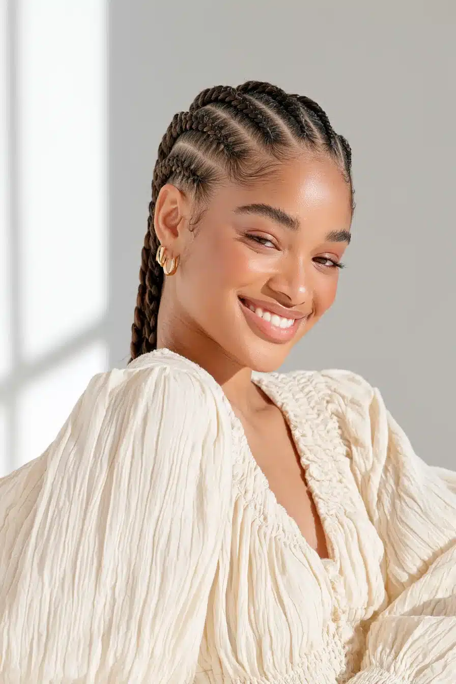 27 Beautiful Natural Cornrow Hairstyles to Inspire Your Next Braided Look