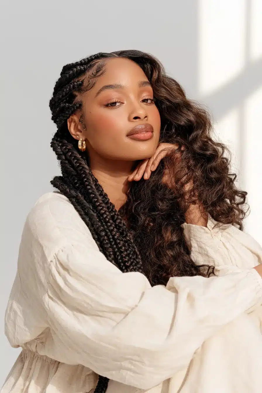 27 Chic Boho Knotless Braids for Effortless Everyday Style
