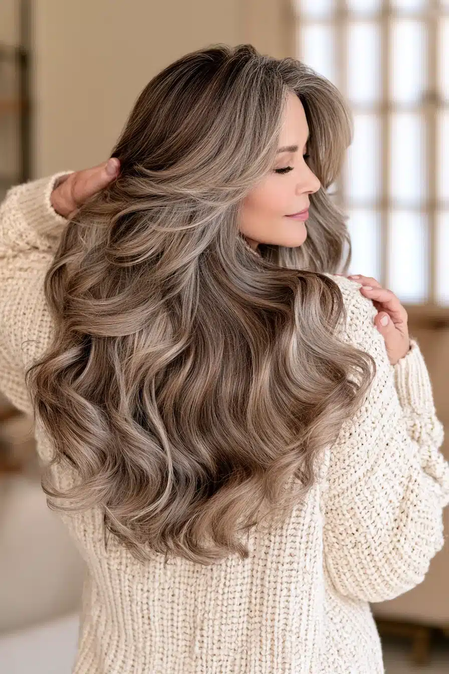 27 Beautiful Grey Blending Ideas for Dark Hair That Make Silver Strands Shine
