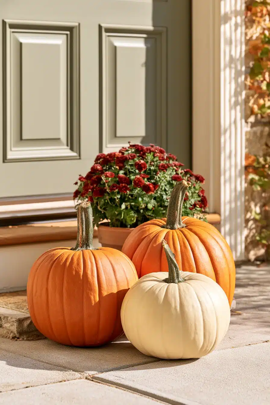 27 Cozy Small Porch Fall Decorating Ideas for a Charming Autumn Welcome