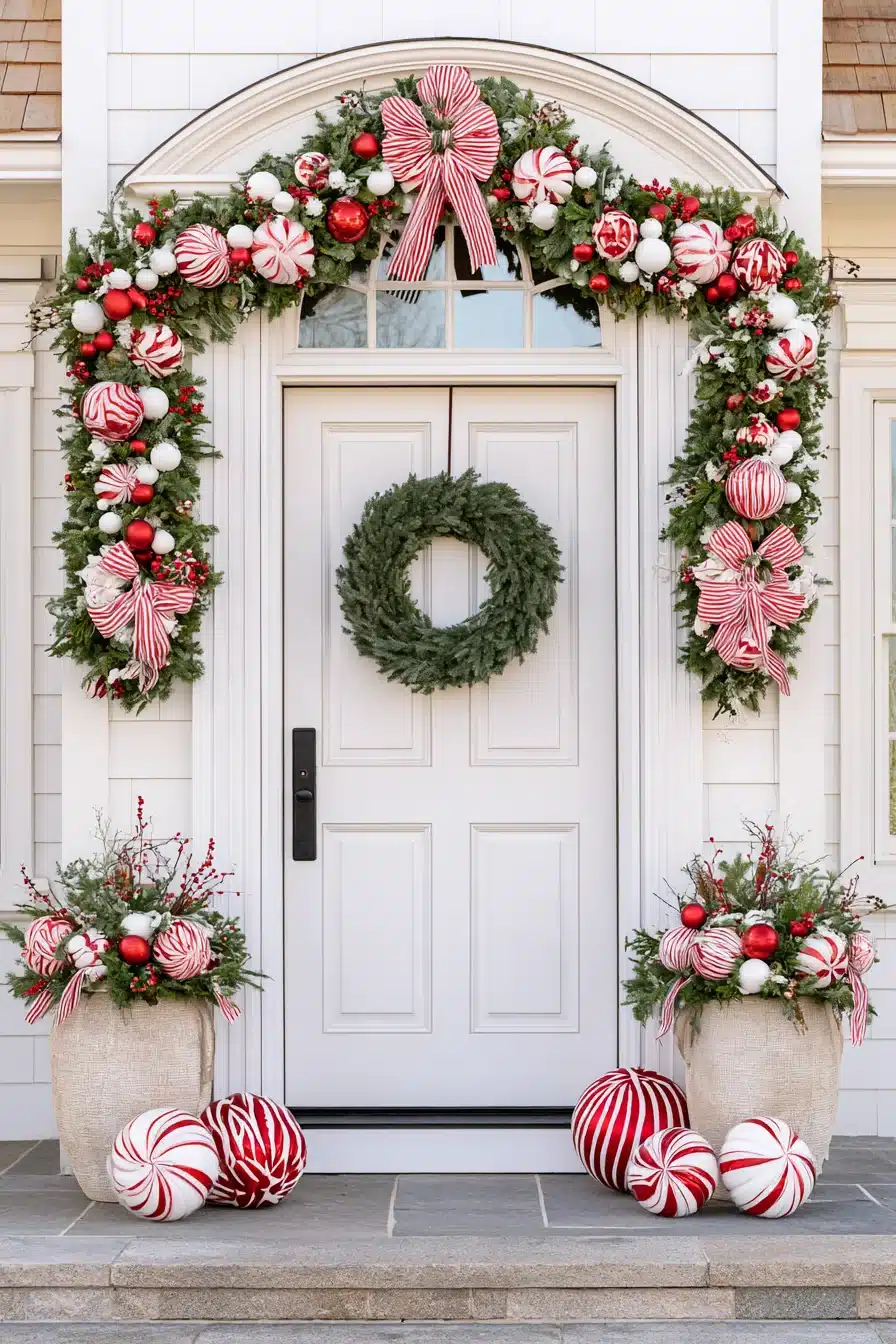 27 Beautiful Christmas Door Decorations for a Festive First Impression