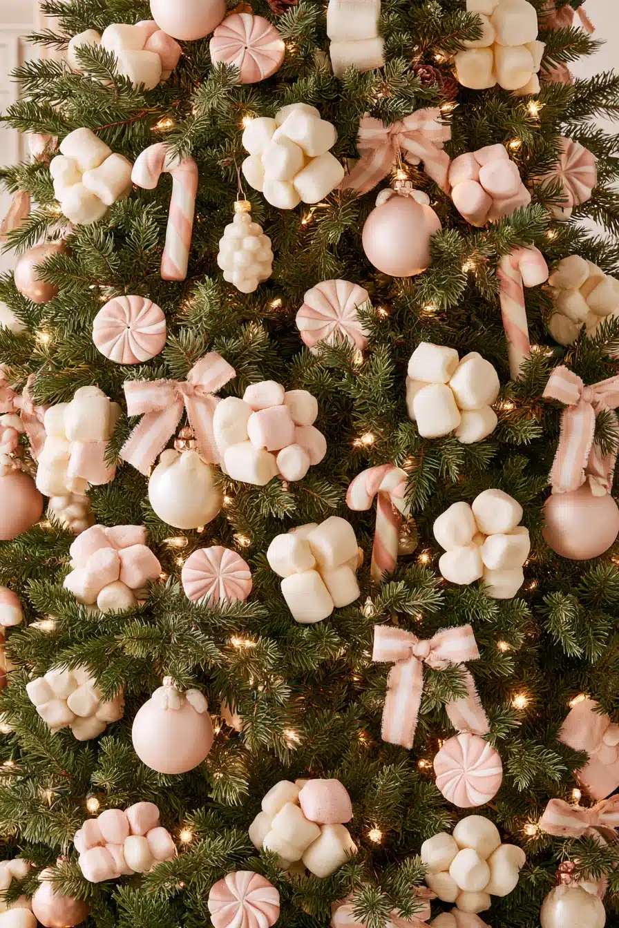 27 Whimsical Candyland Christmas Tree Ideas for a Sweet and Magical Holiday