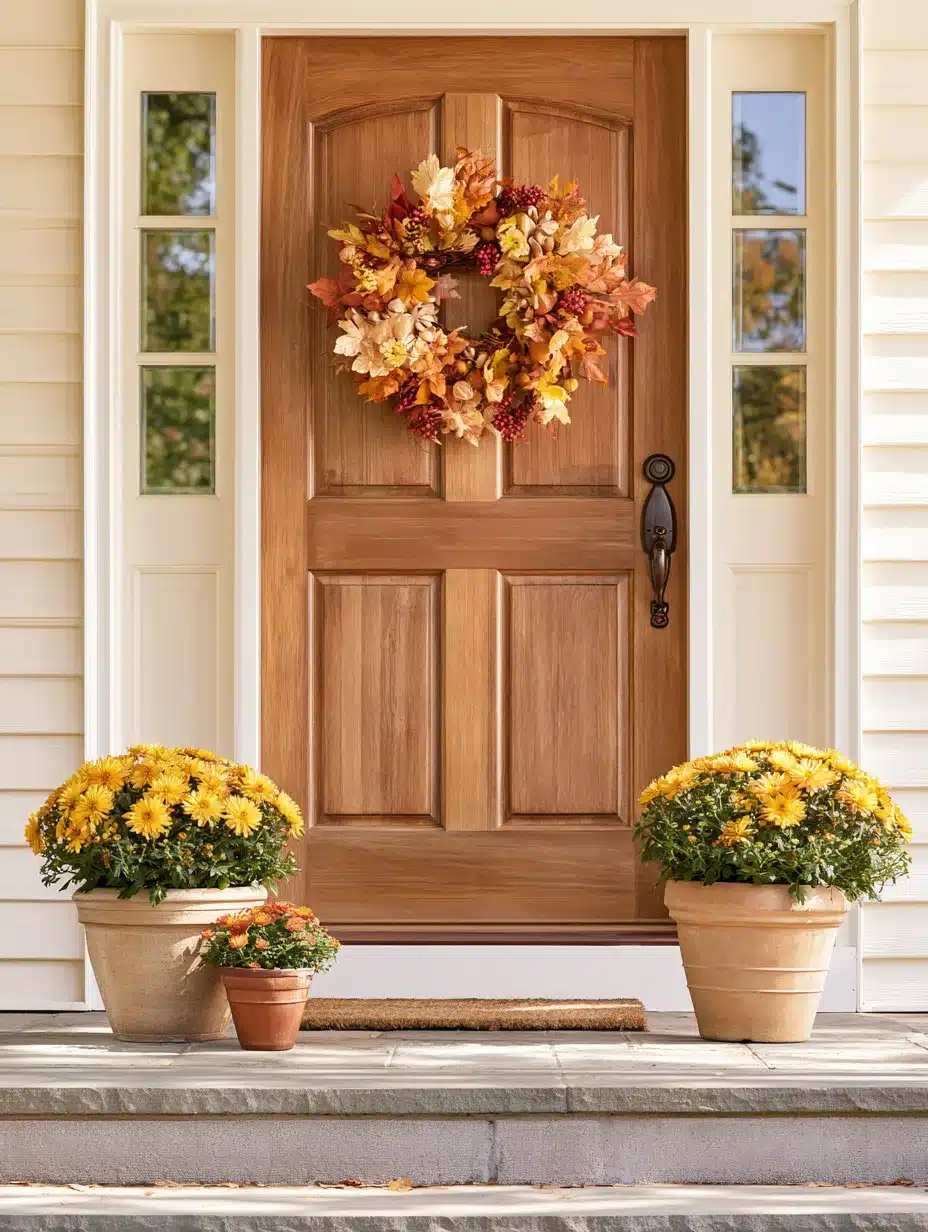 27 Beautiful Mums Front Porch Ideas for a Colorful and Cozy Autumn Welcome