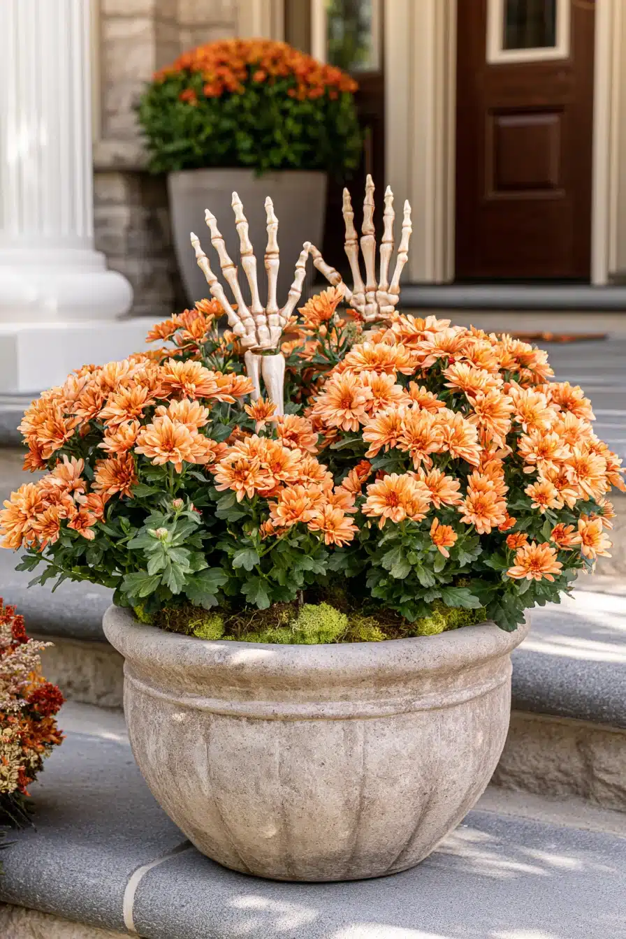 27 Creative Halloween Planter Ideas for a Delightfully Spooky Front Porch
