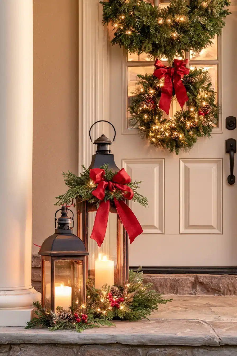 27 Beautiful Christmas Door Decorations for a Festive First Impression