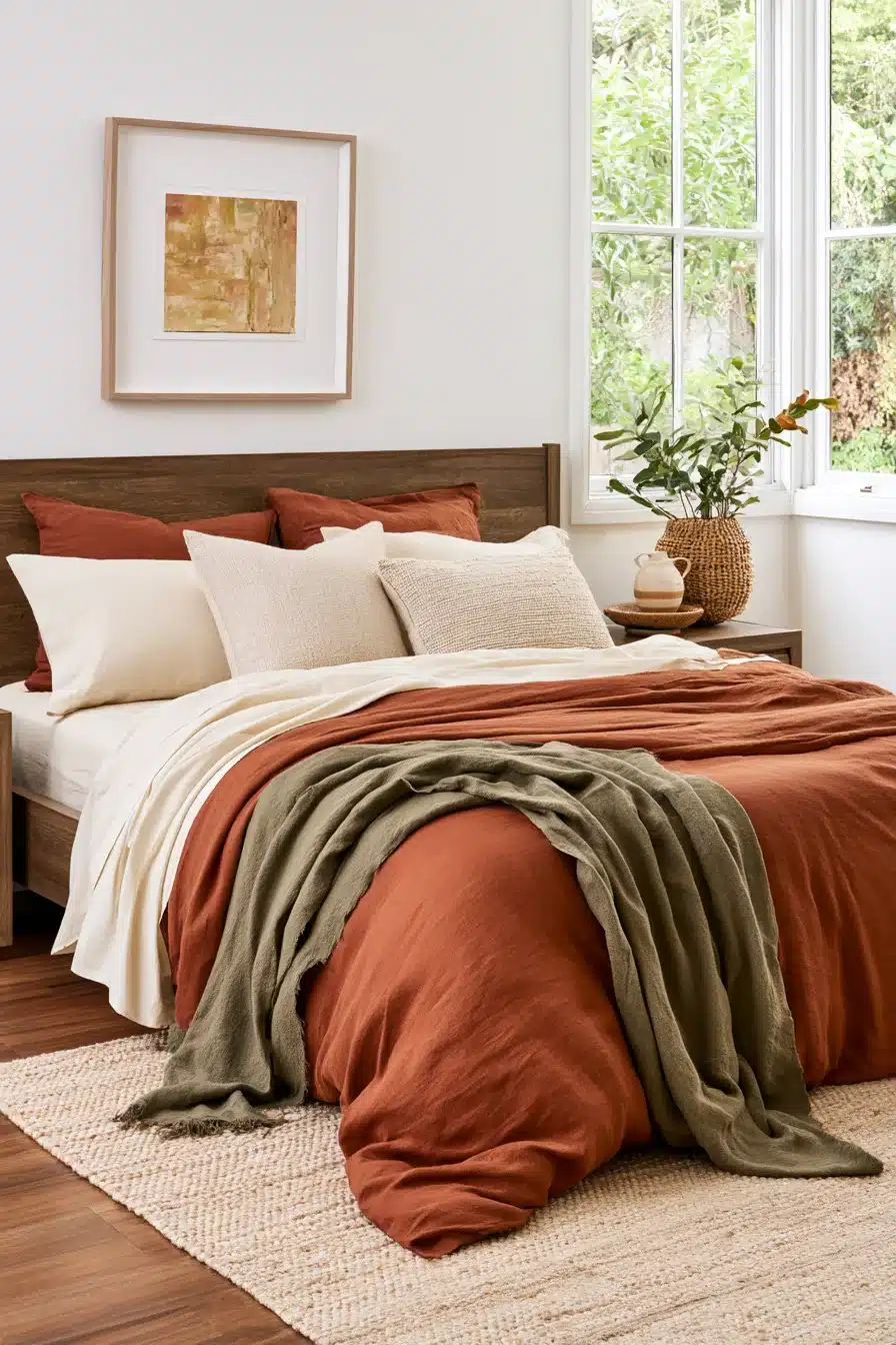 27 Gorgeous Fall Bedding Ideas Filled With Comfort and Autumn Charm