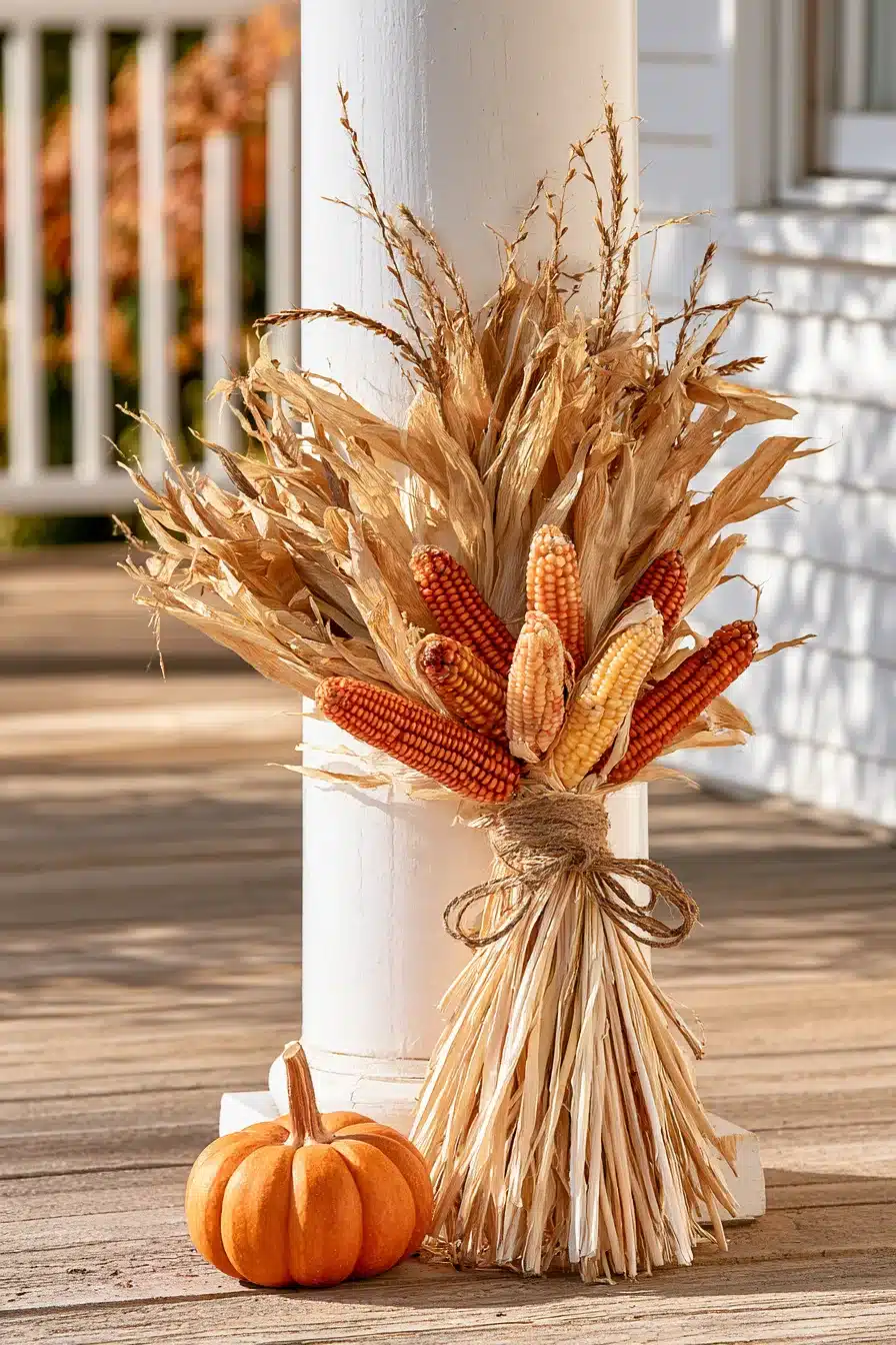 27 Cozy Small Porch Fall Decorating Ideas for a Charming Autumn Welcome
