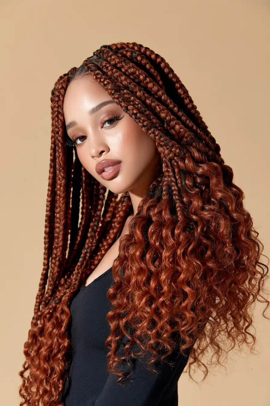 27 Chic Boho Knotless Braids for Effortless Everyday Style